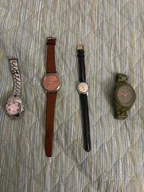 Lotto 4 Orologi da Polso Uomo/Donna