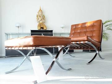 KNOLL BARCELLONA (NUOVA) in pelle VENEZIA