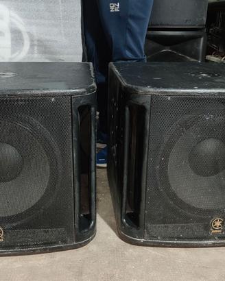 Coppia subwoofer attivi Yamaha MSR800W
