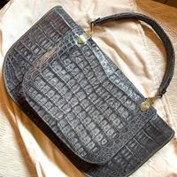 Borsa vintage in coccodrillo