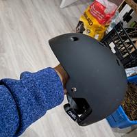 decathlon protezioni casco ginocchiere free nero