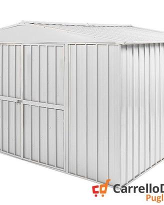 Box in Acciaio casetta giardino 360x345cm bianco