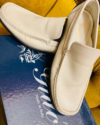 Mocassino nn.41 alta qualità in pelle NUOVO