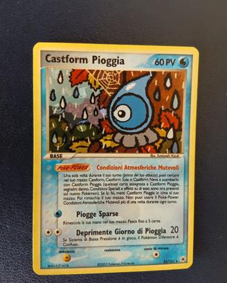 Pokemon Castform Pioggia reverse 23/101 ita nm