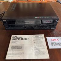AIWA AD-WX707E Doppio Musicassette Deck