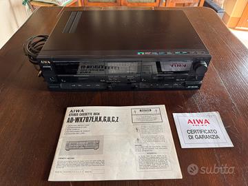 AIWA AD-WX707E Doppio Musicassette Deck