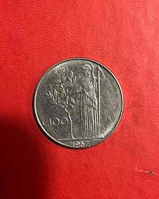 Moneta 100 Lire Minerva