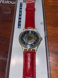 Swatch automatic red ahead SAK101
