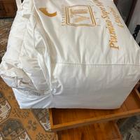 Piumino doppio quattro stagioni piuma d’oca nuovo