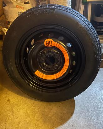 Ruota scorta S 135/80 B 13 Fiat Panda 169