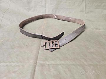WW1 WW2 Cinturone Italiano REI + fibbia (A@)(DN)