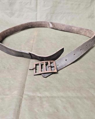 WW1 WW2 Cinturone Italiano REI + fibbia (A@)(DN)