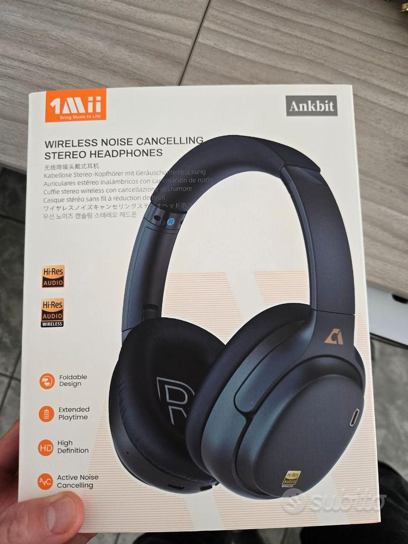 Cuffie Over-ear Bluetooth 1Mii E700 – Cancellazione Attiva Rumore Ibrida, Audio LDAC/aptX, AI, Fino A 75 Ore Di Autonomia (blu) - 3