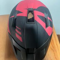 Casco Mtb Oneal Defender 2.0 Rosso/Arancione Nuovo