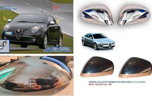 Calotte cromate specchio alfa giulietta mito 159 C