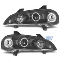 FARI PER OPEL TIGRA 95-03 ANGEL EYES CCFL FONDO NE