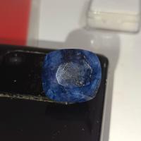 Zaffiro Naturale Sri Lanka Ceylon Certificato 