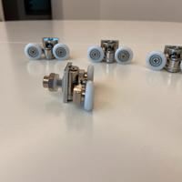4 Rulli per porta doccia scorrevole