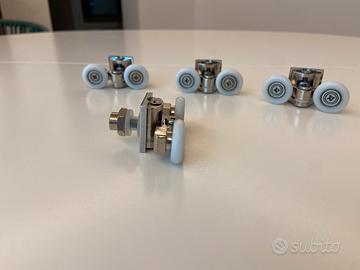 4 Rulli per porta doccia scorrevole