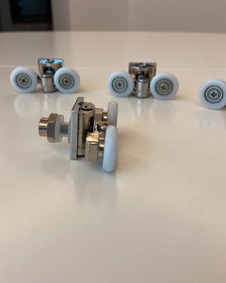 4 Rulli per porta doccia scorrevole