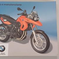 Libretto istruzioni italiano BMW F 650 GS