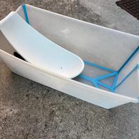 Vaschetta stoke pieghevole con riduttore