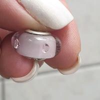 Pandora Charm Vetro Murano Cuori Rosa