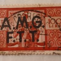 Trieste zona A 1947/48- 100 lire