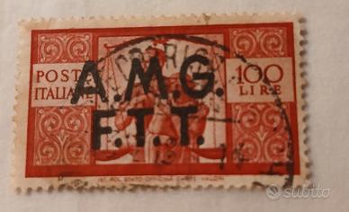 Trieste zona A 1947/48- 100 lire