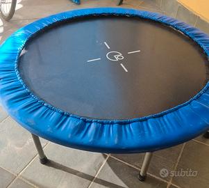 Mini trampolino fitness 100 cm con gambe smontabil