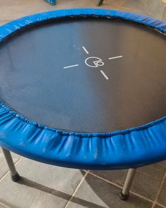 Mini trampolino fitness 100 cm con gambe smontabil