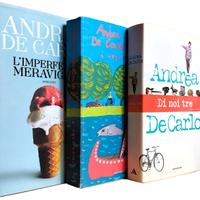 💥Trilogia Andrea De Carlo - tre libri-romanzi