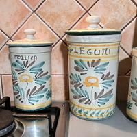 Burnie in ceramica di Caltagirone