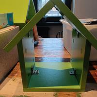 2 porta libri a forma di casetta 