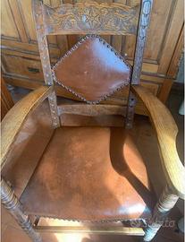 Poltrona antica originale Inglese