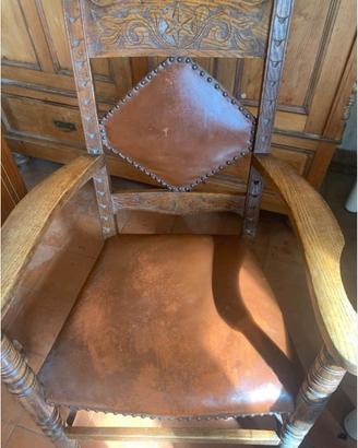 Poltrona antica originale Inglese