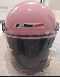 Casco rosa ragazza