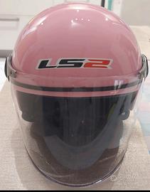 Casco rosa ragazza
