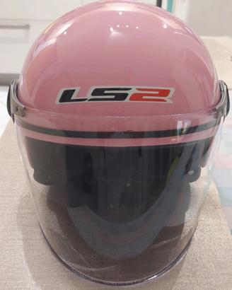 Casco rosa ragazza