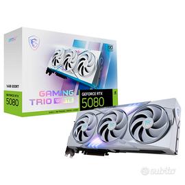 MSI  Rtx5080 16gb trio oc  bianca