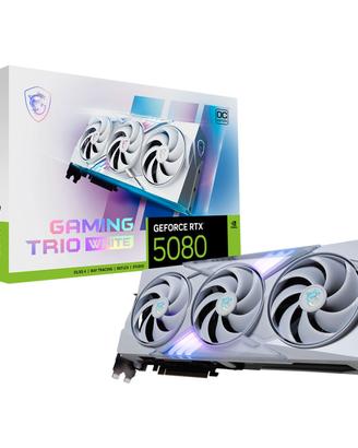 MSI  Rtx5080 16gb trio oc  bianca