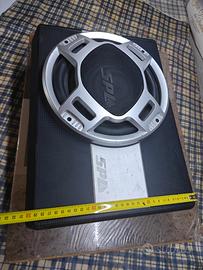 subwoofer compatto perfettamente funzionante 