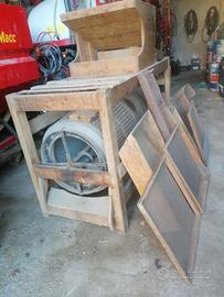 Selezionatore - pulitore sementi a tamburo