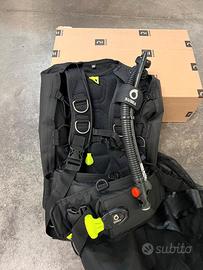 GAV / Jacket subacquea 500 B nero-grigio