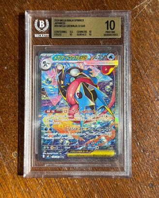 Mega Greninja ex SAR Beckett 10 Pristine