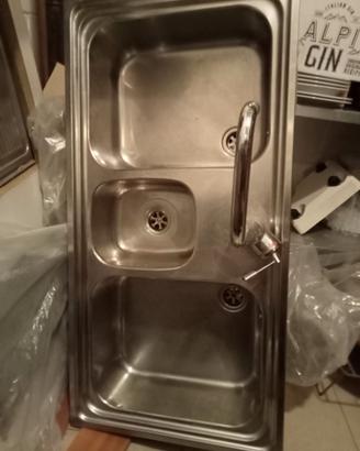 Lavandino acciaio inox