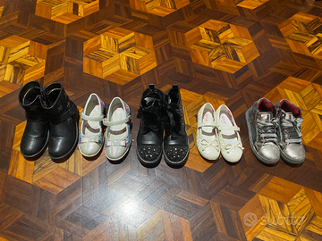 set scarpe  bambina 27-28-29