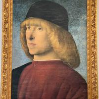 Quadro del Giambellino ritratto giovane senatore