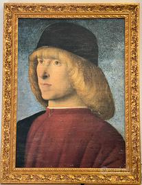 Quadro del Giambellino ritratto giovane senatore