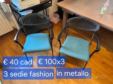 tre sedie